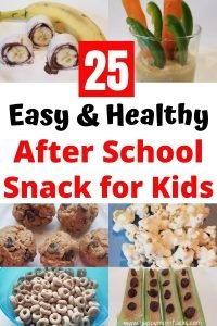 Easy & Healthy Snacks Ideas for kids. 25 snack ideas you can set up in your pantry or fridge for kids to grab on their own. An easy snack system to set up after school snacks once a week. Make it easier for your kids to grab a healthy snack after school.