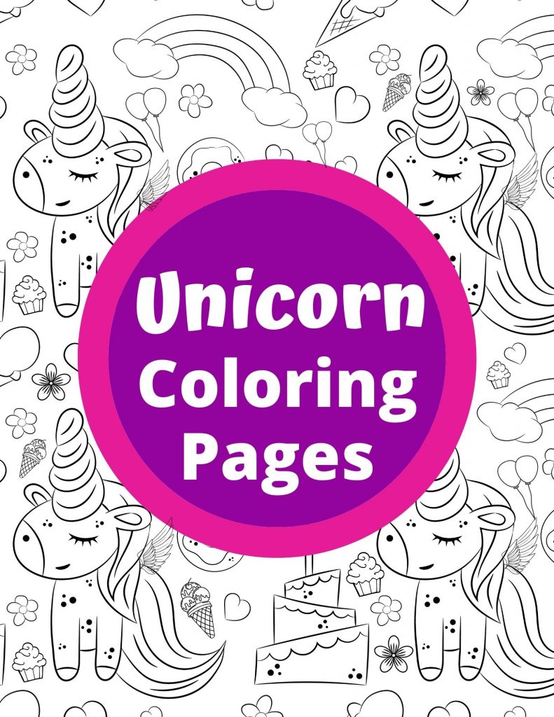 Free Printable Unicorn coloring pages for kids.