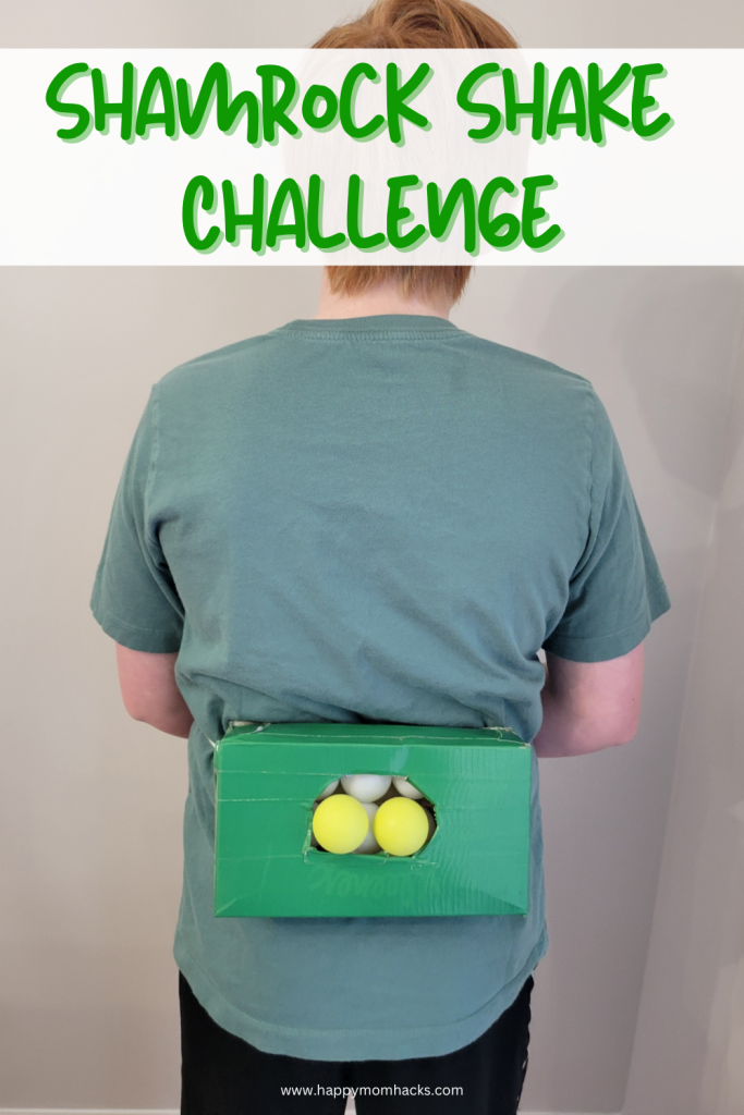 Classic Junk in the Trunk Game for St. Patrick's Day parties. A fun St. Patrick's Day Minute to Win It game to challenge kids, teens and adults.
