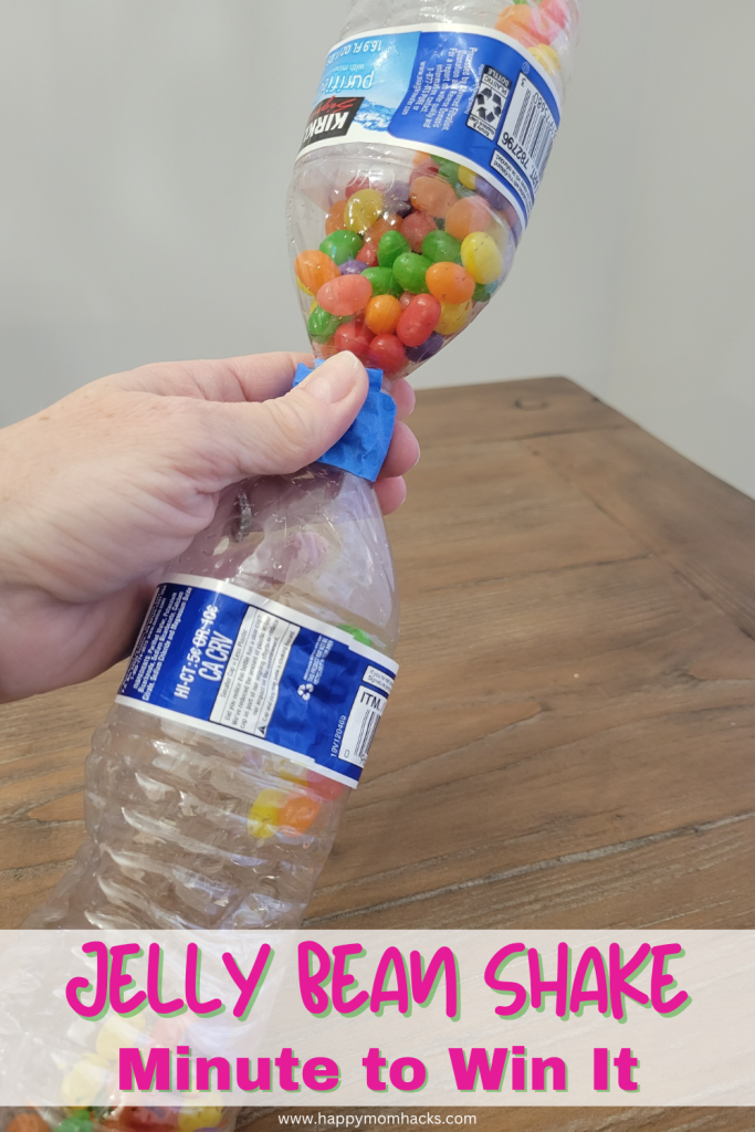 30 Fun Easter Minute to Win It Games to play at Easter parties, classroom parties, Sunday School or with family on Easter Sunday. Kids, Teens and adults will have a blast with these 60 sescond challenges shaking jelly beans, balancing Easter eggs, & tossing marshmallows into Easter baskets. Fun and easy one minute games that your family & friends will love to play!