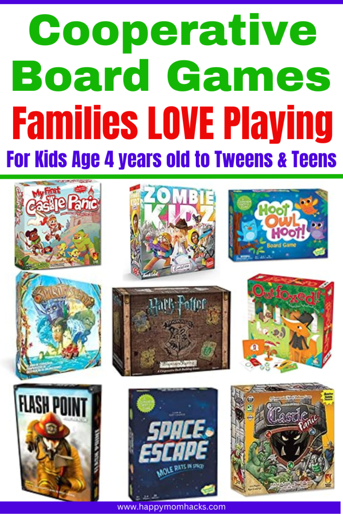 This Father's Day play a exciting Cooperative Board games that will get kids, teens and parents working together to solve the puzzle and win the game.